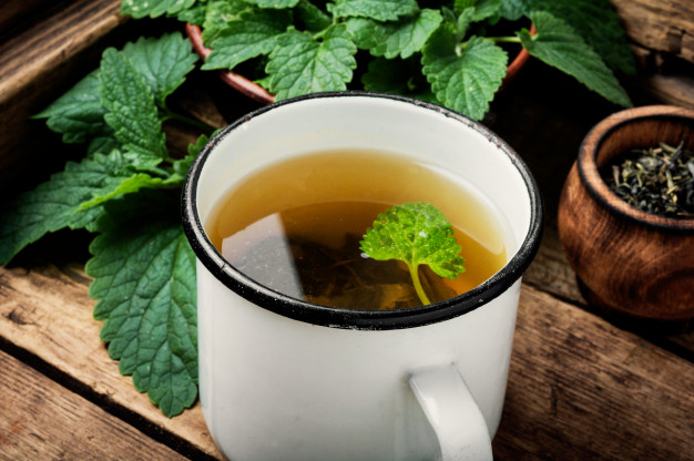 Ilustrasi peppermint tea
